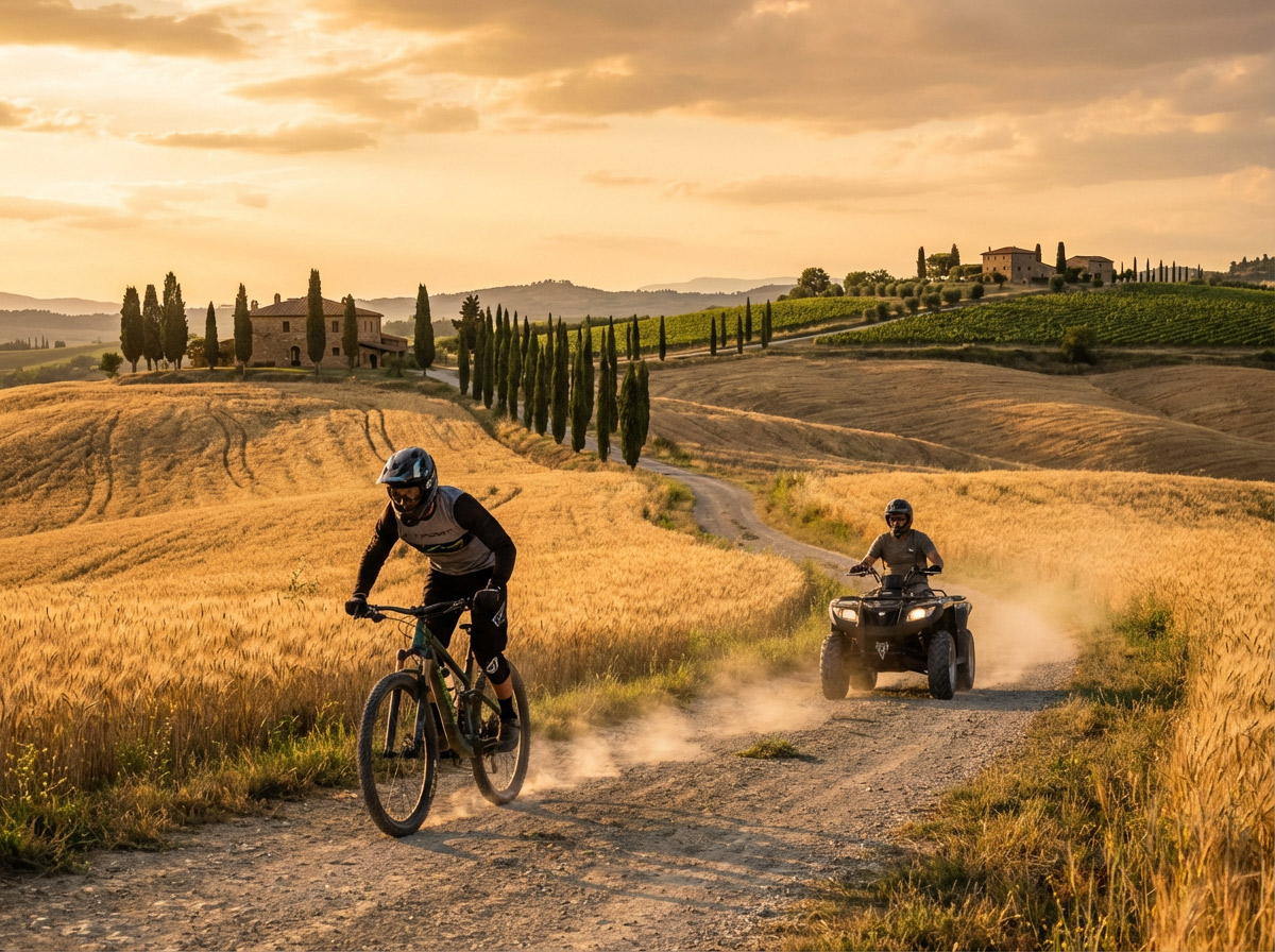 Bike and quad experiences in Val d’Orcia